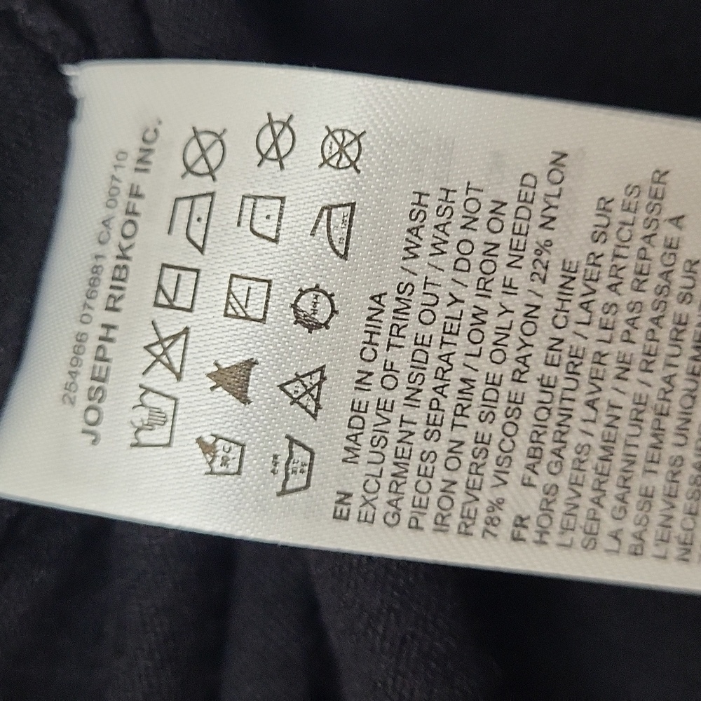 Joseph Ribkoff Embellished V-Neck Sweater Black Size Large - Picture 11 of 12